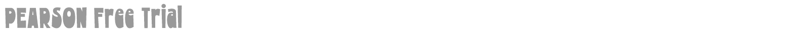 Pearson font preview